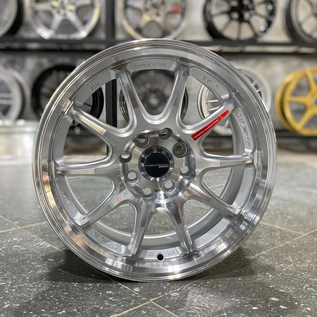 Velg ZR 10 Ring 15 Lebar 7 Et 38 Pcd 8x100/114 Warna Silver Machine Face | Velg R15 | Velg Mobil | V