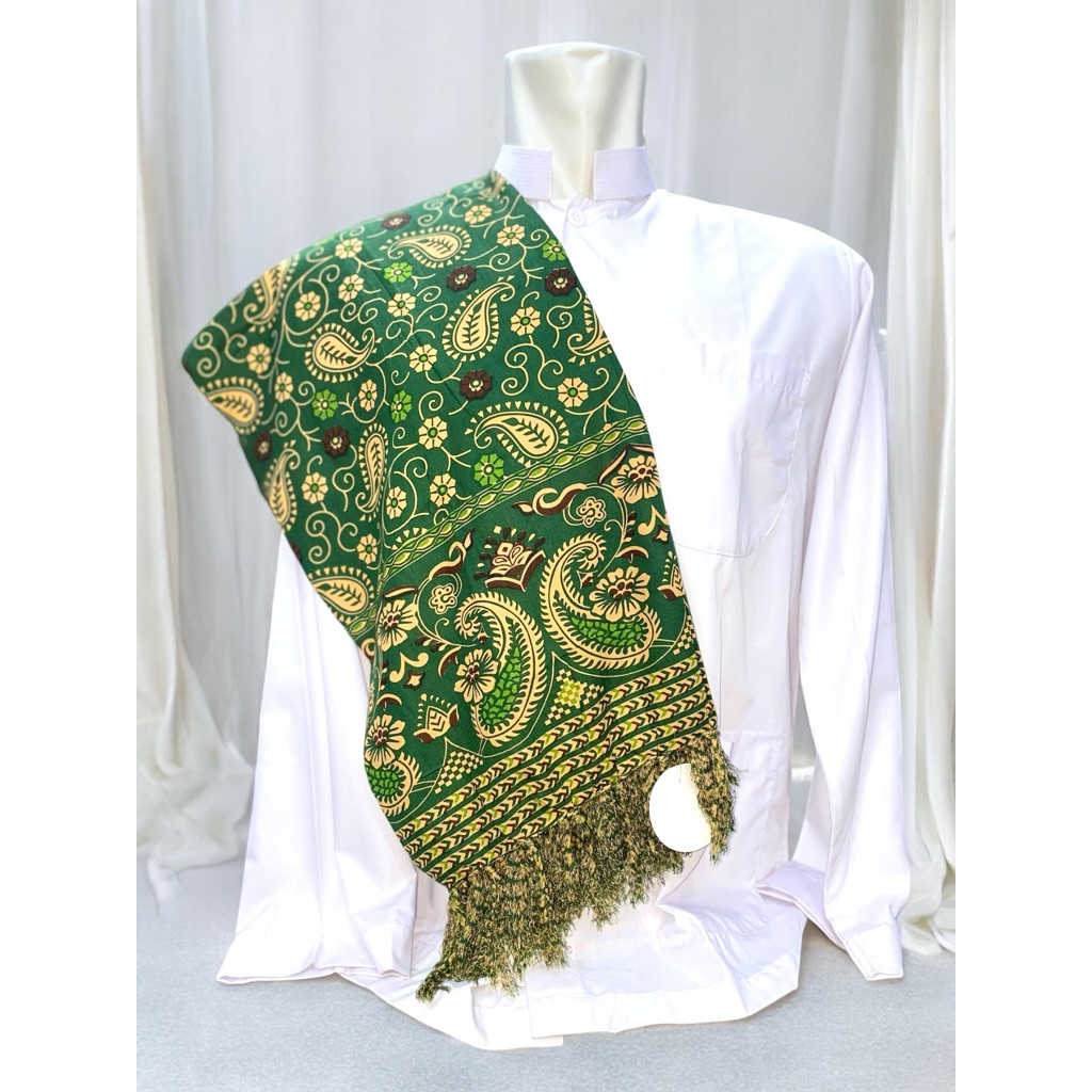 SORBAN BATIK 2 METER WARNA HIJAU