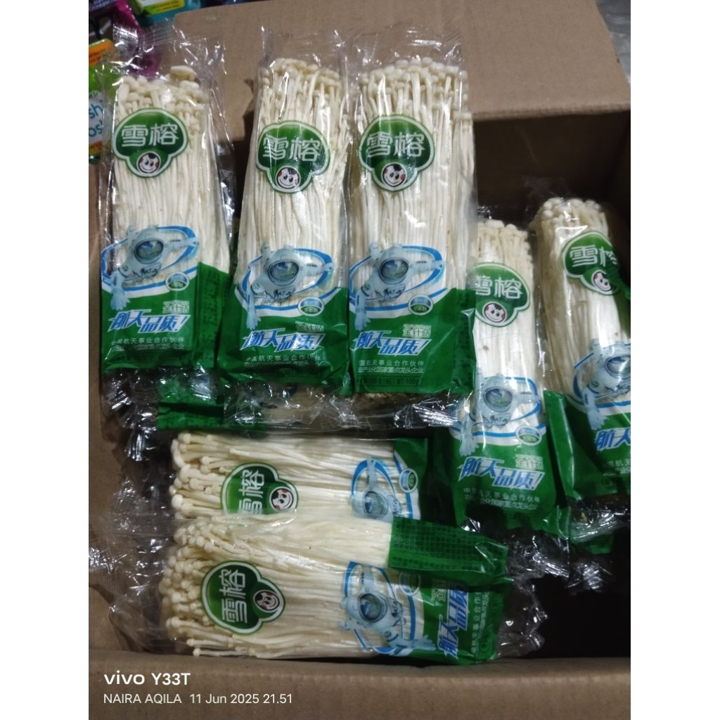 

Jamur Enoki fress