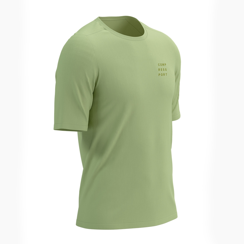 Compressport Mens Podium SS Shirt - Nile