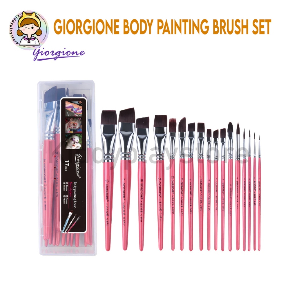 

Giorgione Body Painting Brush Set Pena Cat Tubuh Set G-BC / Body Painting