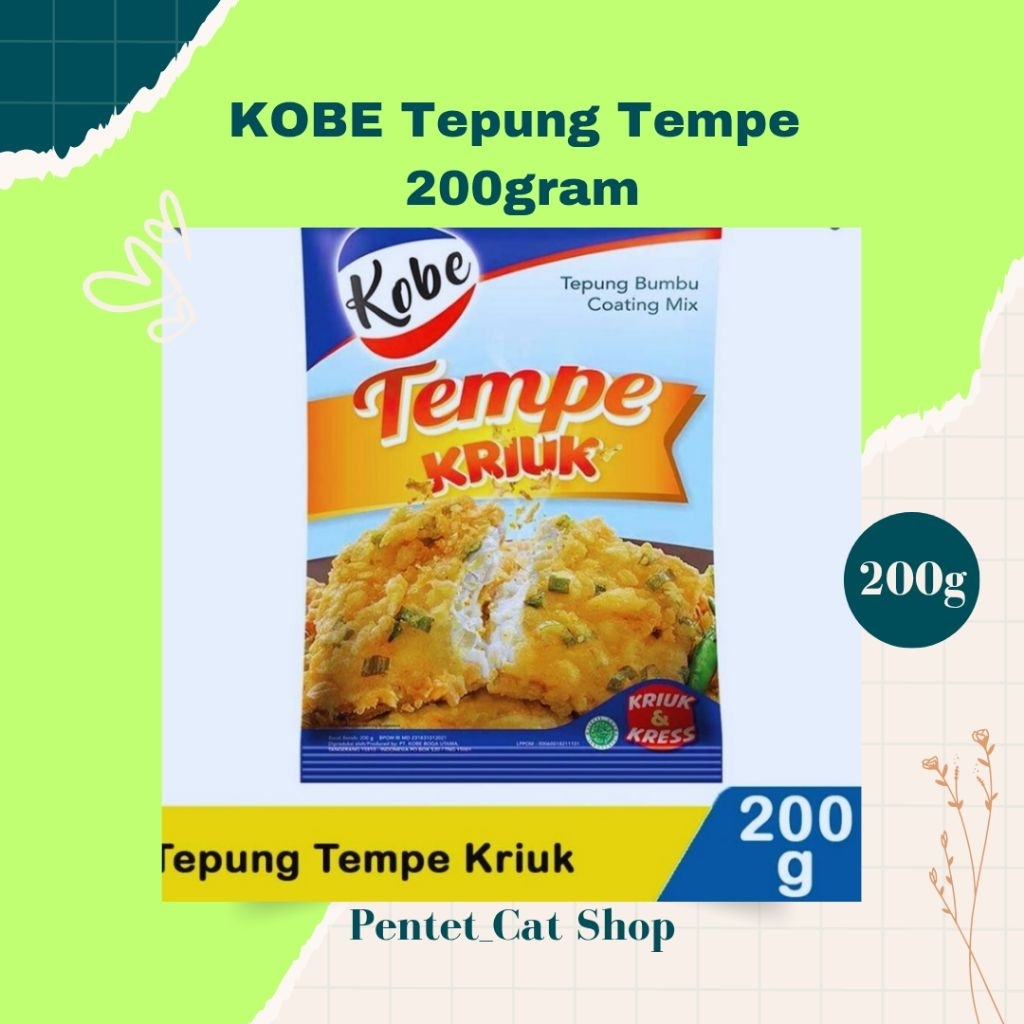 

Kobe Tepung Tempe Kriuk 200gram
