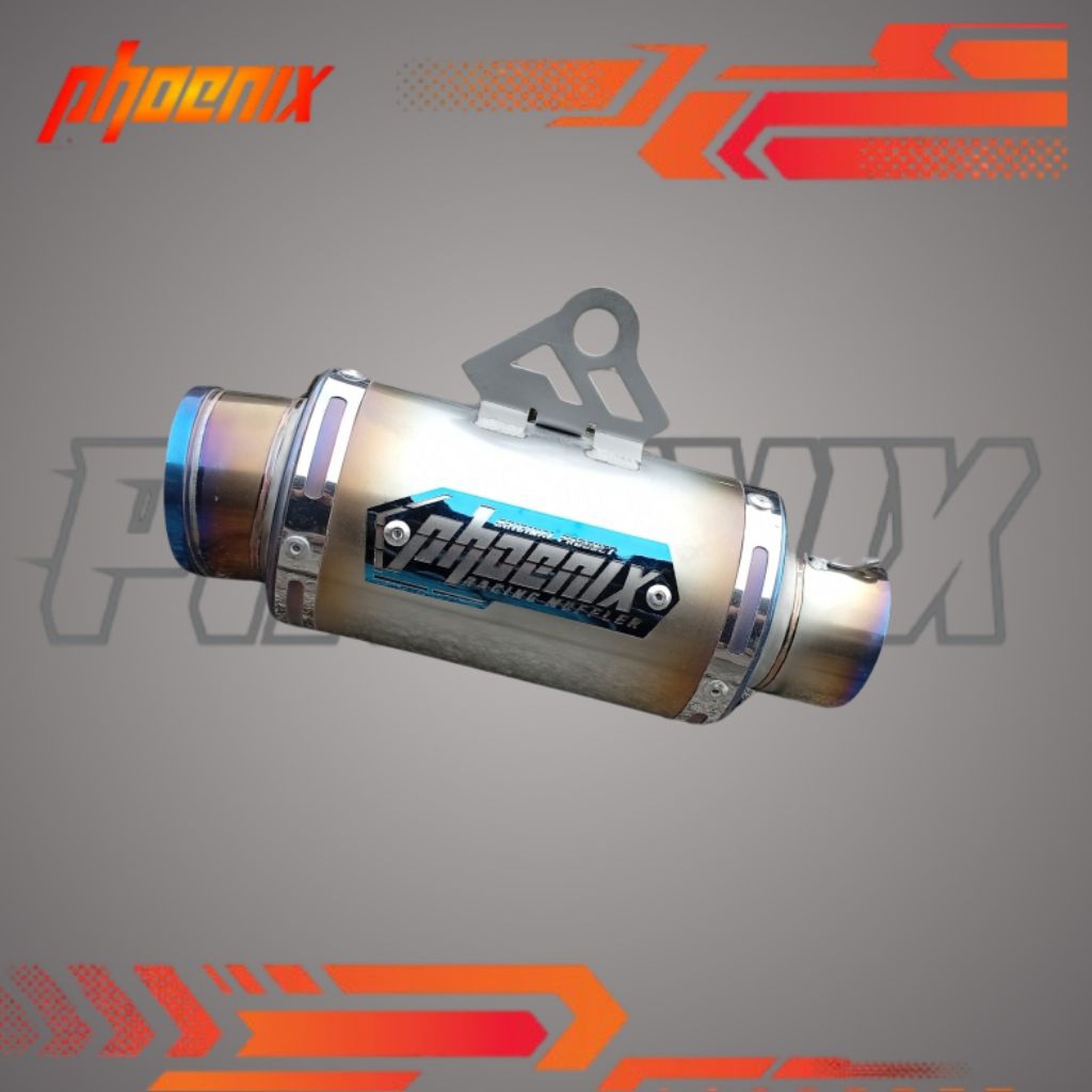 Silincer Knalpot Titanium Kompetisi Bore Up Dan Harian Model R9 15cm Bass Padat - ORIGINAL PHOENIX
