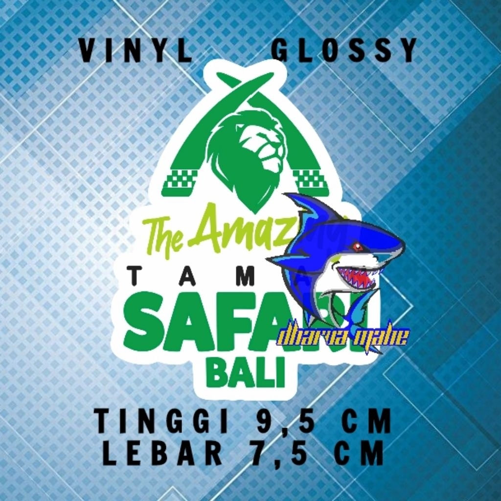 

Taman safarii bali, stiker taman safarii bali, oleh-oleh bali, stiker bali