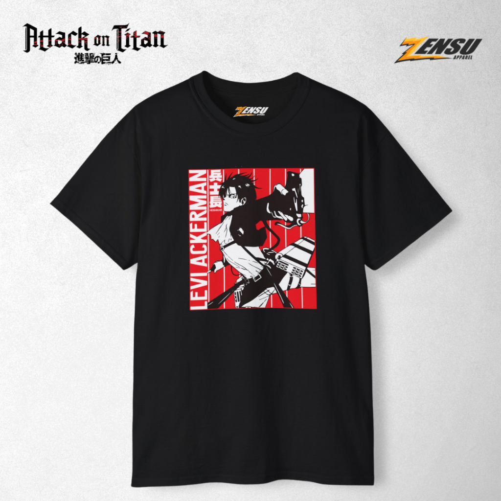 Heishicho Levi - Attack On Titan | Baju Kaos Anime Z002