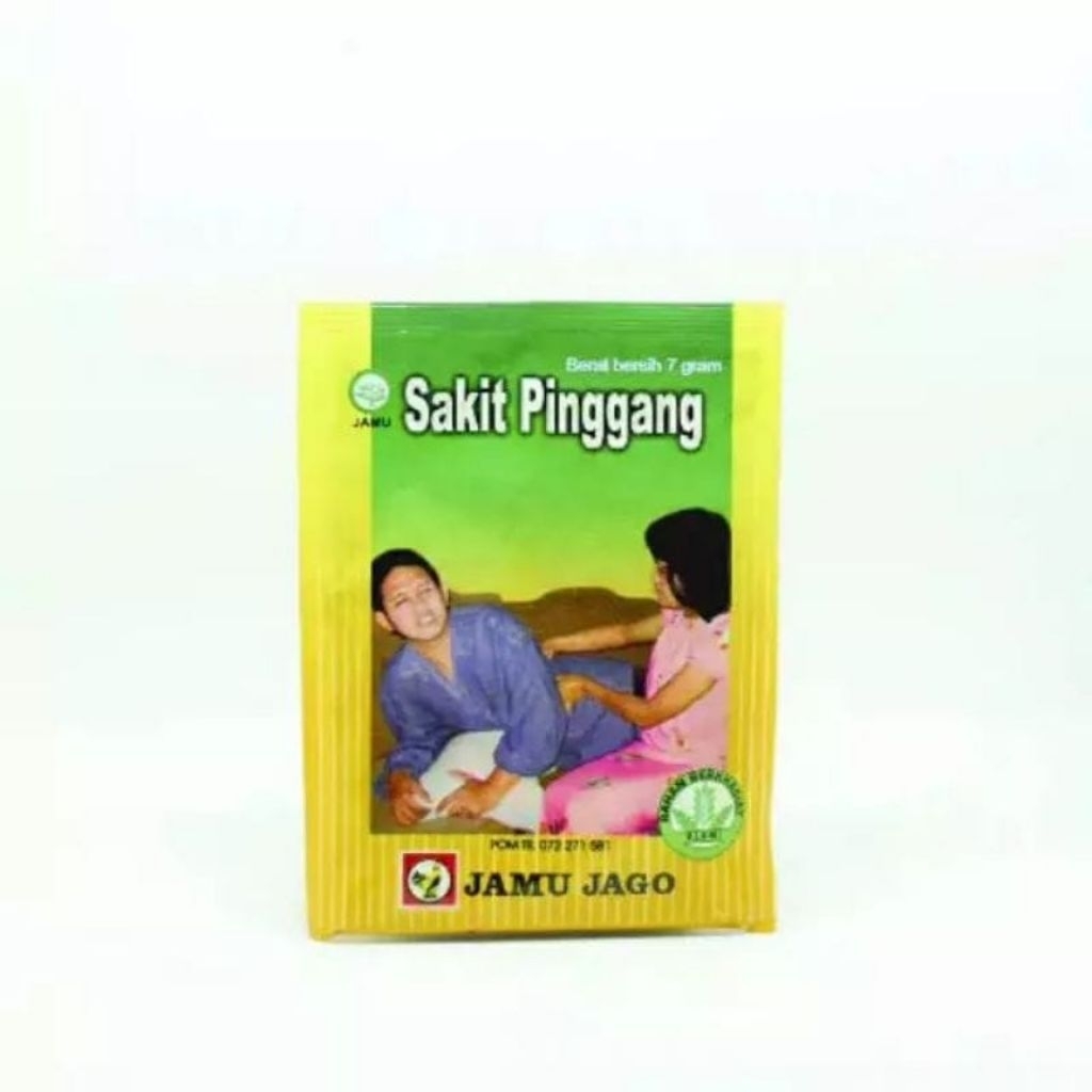 

sakit pinggang 10 sachet jamu jago