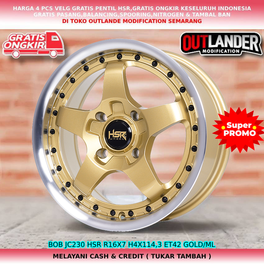 velg ring16 untuk mobil Atoz Elantra Panther Carens Pride Visto Carry dll hsr bob ring16