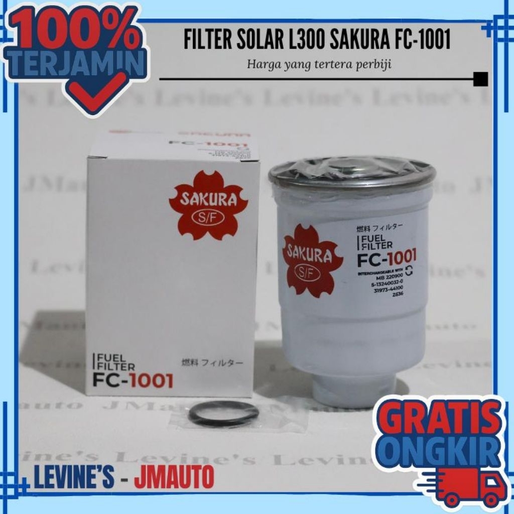 filter solar l300 diesel sakura FC1001 / filter solar l300 FC-1001 sakura / filter solar kuda / filt