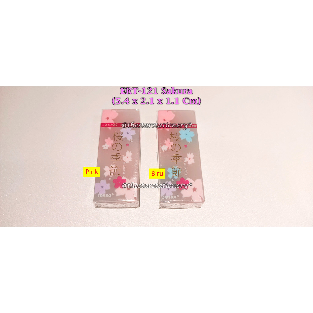

(1 Pak/30) GROSIR Penghapus JOYKO ERT-121 Sakura Penghapus Eraser Joyko ERT-121 Sakura (Pak/30)
