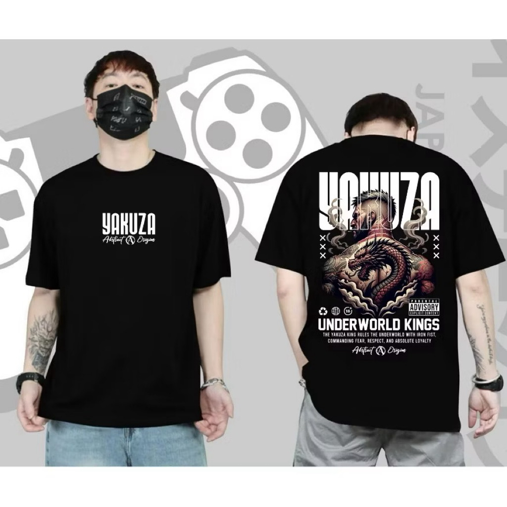 Atasan Kaos Distro Terbaru Sablon Tulisan Hanzo Jepang Kekinian Keren Baju Gambar Hanzo