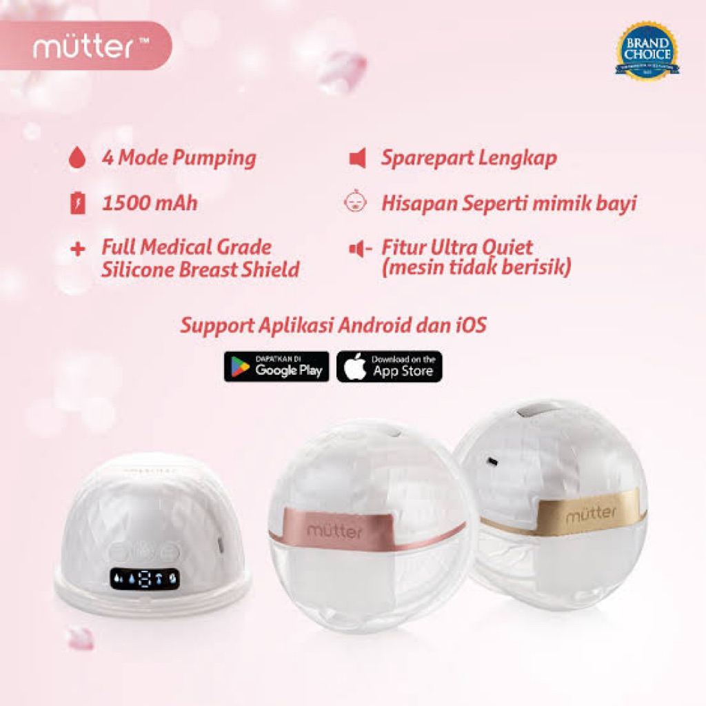 PRELOVED MUTTER GOLD LINKS POMPA ASI WARNA ROSEGOLD HANDSFREE