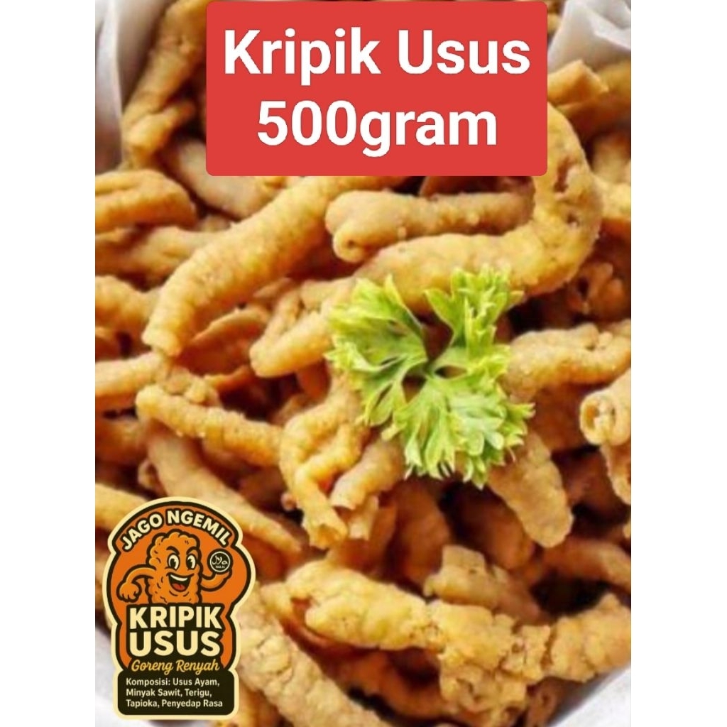 

500gram Kripik Usus Super Renyah Kualitas Terbaik