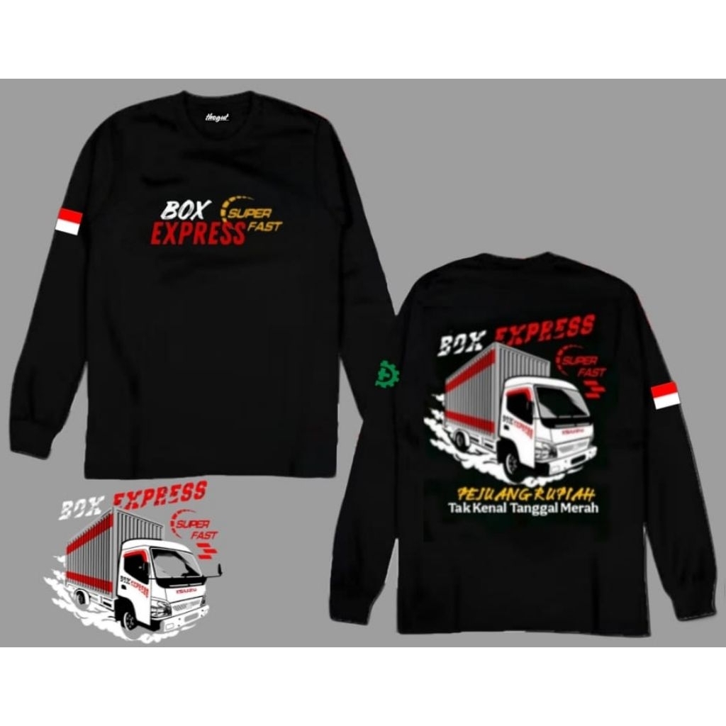 Kaos Lengan Panjang Box Express Super Fast