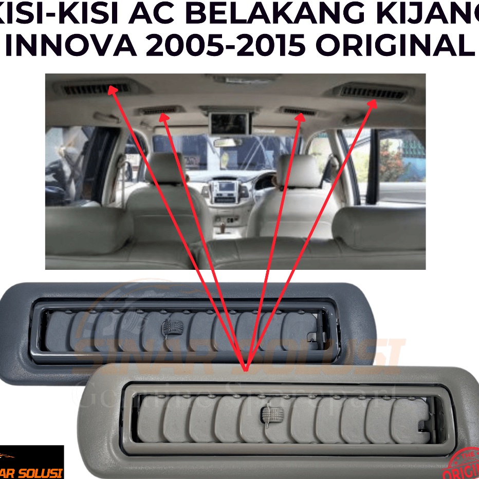 Kisi Kisi AC Belakang Plafon Mobil Innova 25215 ORIGINAL Kisi Kisi AC Tengah Plafon Mobil Innova 252