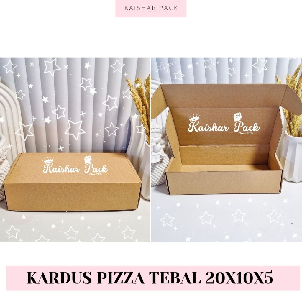 

KAISHAR - KARDUS PACKING PIZZA 20X10X5 / PIECES