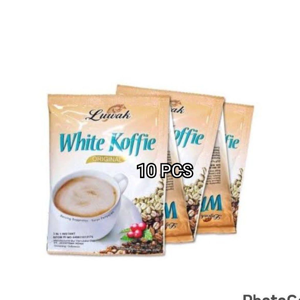 

Luwak white coffe 1 Renceng 10 sachet