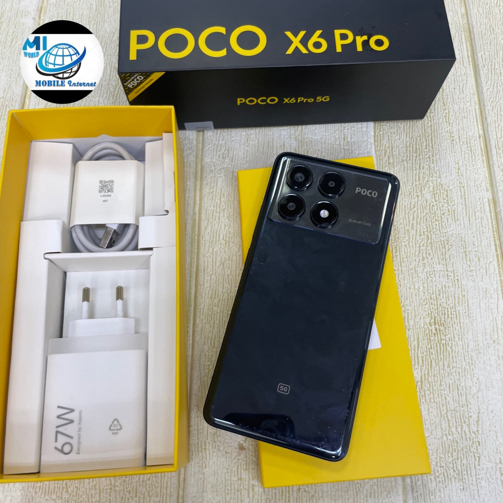 Poco X6 Pro 5G 12/512GB bekas garansi resmi