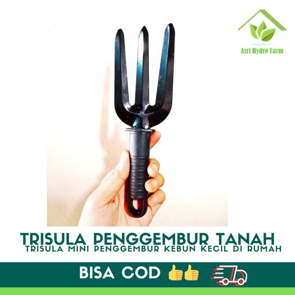 GARPU MINI PENGGEMBUR TANAH KEBUN - gagang plastik