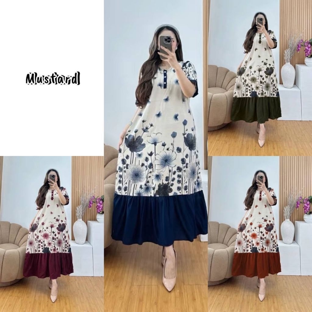 DASTER PERI  SOPAL rayon santung tebal | homedress nyaman dan adem | daster viral tiktok
