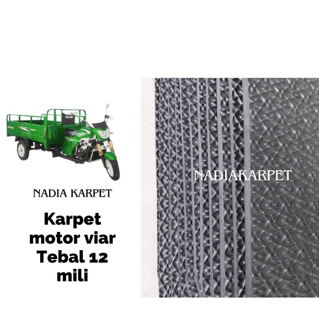 karpet motor tiga roda Viar karya 150L Viar karya 200L Viar karya 300L tebal 12 mili