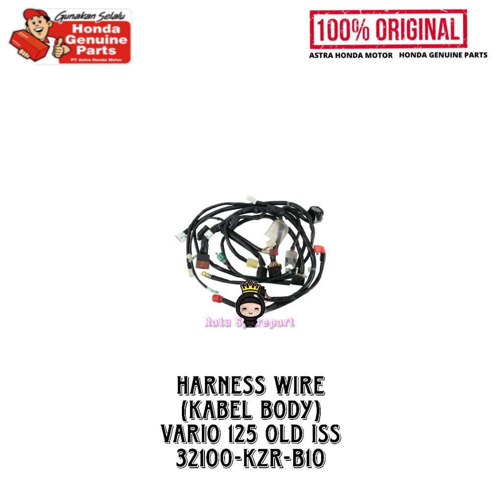 Harness Wire Vario 125 Old Original - 32100KZRB10 - Kabel Body Vario 125 Old - Kabel Body Vario 125 