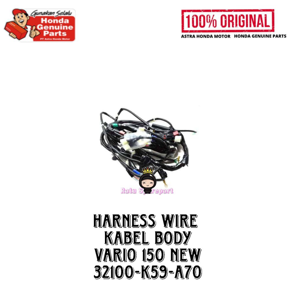 Harness Wire Vario 150 New Original - 32100K59A70 - Kabel Body Vario 150 New - Kabel Body Vario 150 