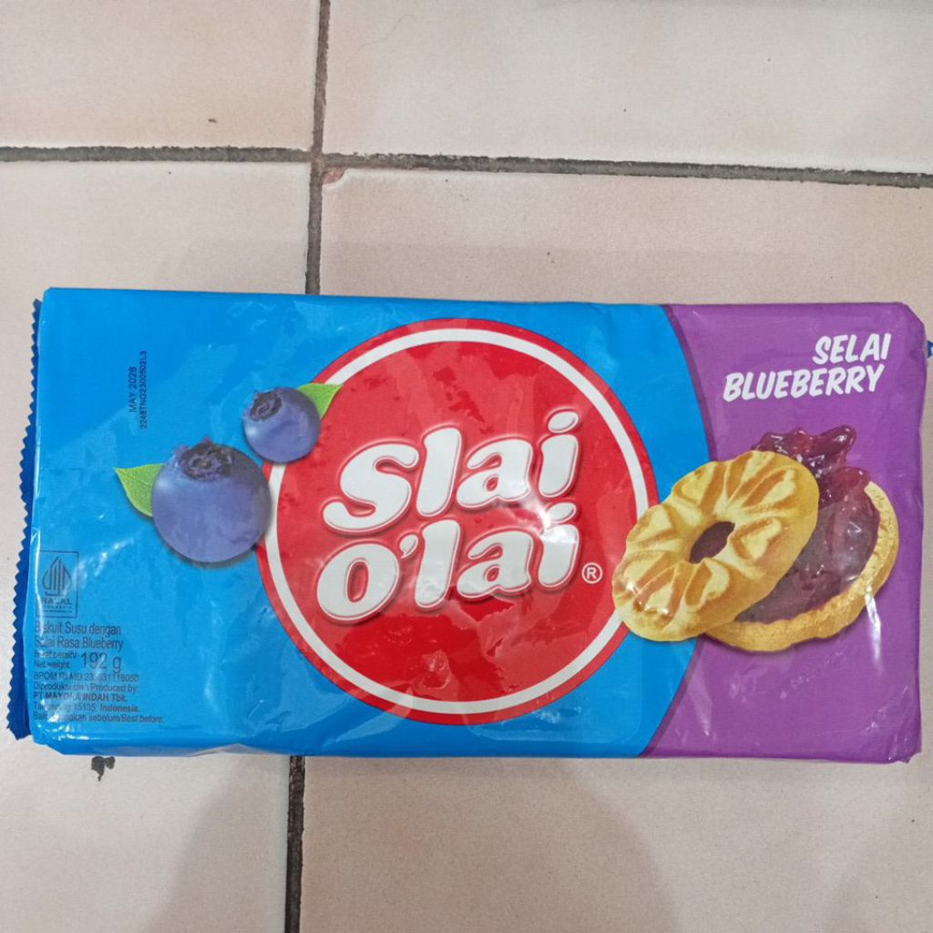 

Slai O'lai Selai Blueberry 192gr 1 Bungkus