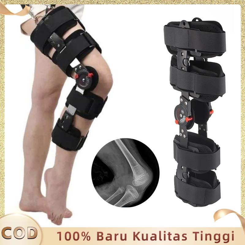 Alat Penyangga Lutut Osteoarthritis Alat Penyangga Lutut Nyeri Aluminium Deker Terapi Lutut