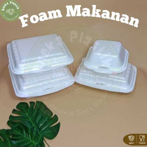 STYROFOAM Kotak Makan / Tempat makan bahan Styrofoam / Styrofoam Nasi Bubur Catering