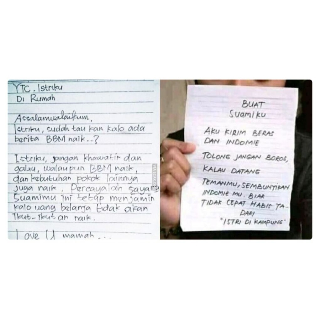 

Surat Cinta / Titip surat / Surat berisi pesan