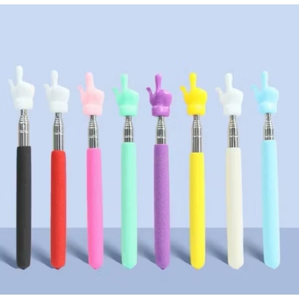 

ALAT BANTU MENGAJAR PENUNJUK PAPAN TULIS TONGKAT MODEL JARI TELUNJUK TELESKOPIK BISA PANJANG PENDEK RINGAN PORTABEL