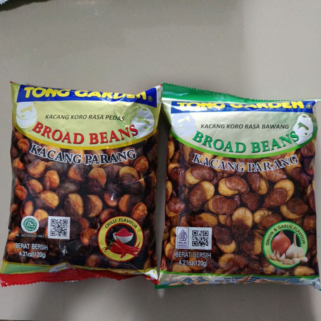 

Kacang Koro Tong Garden Onion & Garlic/Chilli 120gr