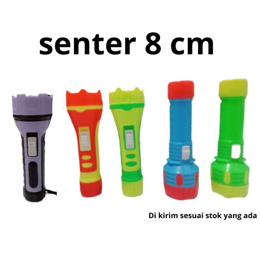 Senter Kecil - Cahaya Putih - Plus Gantungan Kunci - Plus Batu Baterai