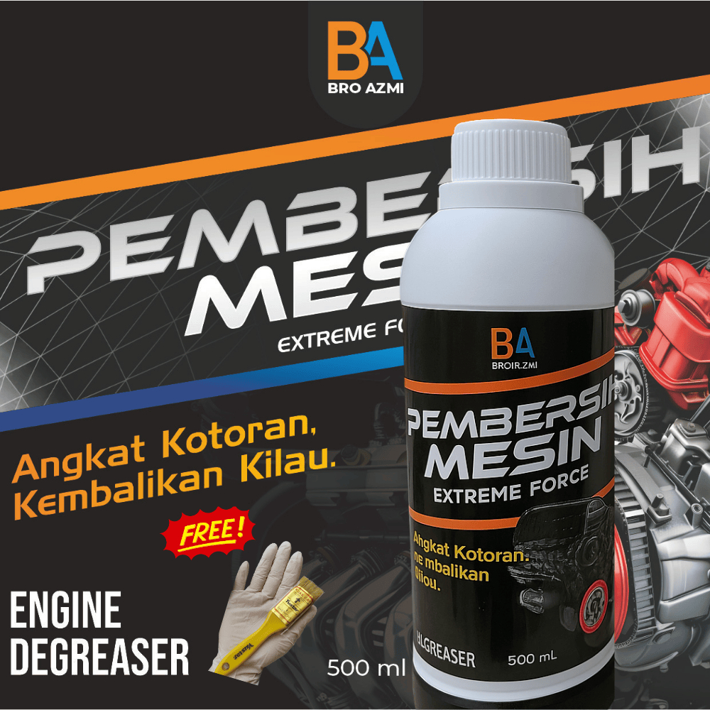 Pembersih Mesin Pembersih Kerak Mesin Motor Dan Mobil Cairan Pembersih Mesin Super 500ML Penghilang 