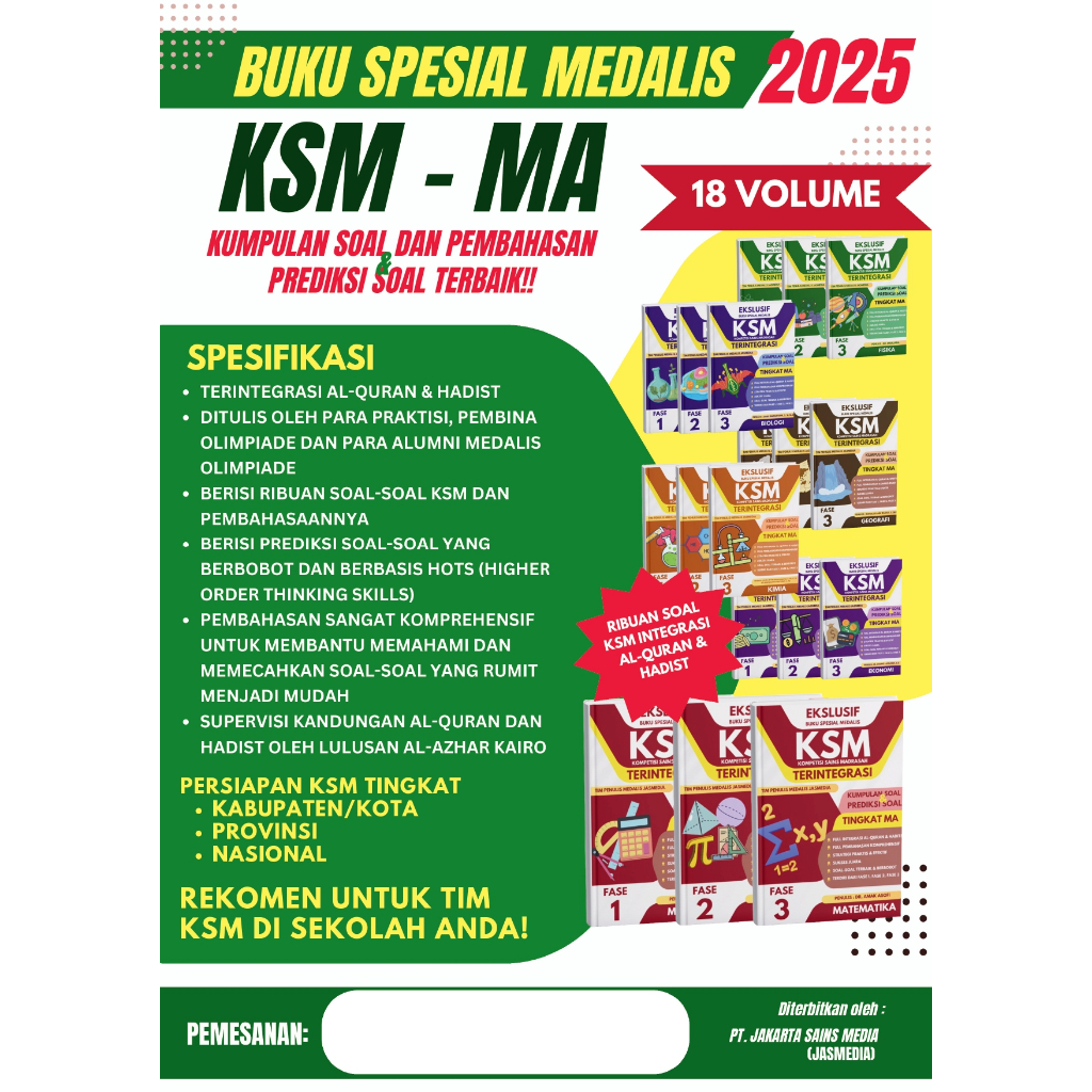 BUKU SPESIAL MEDALIS KSM-MA