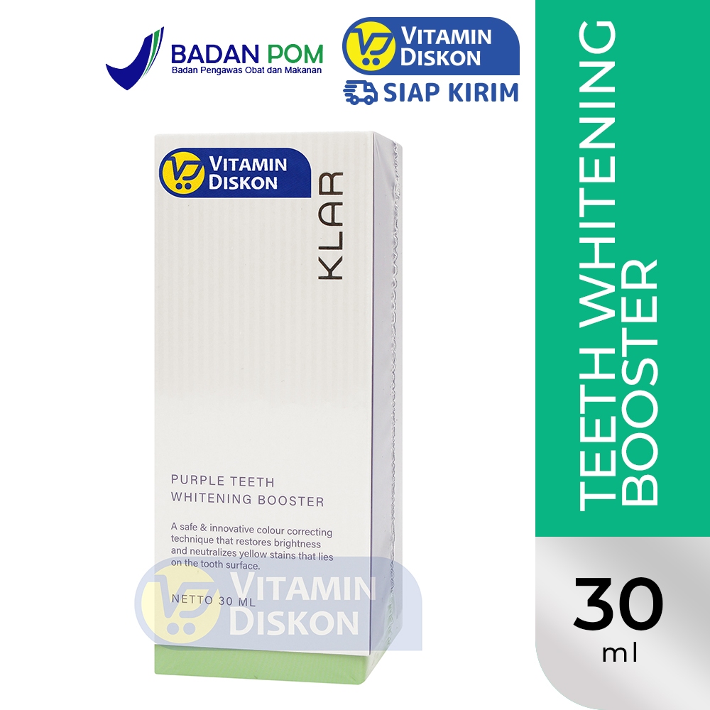 KLAR PURPLE TEETH WHITENING BOOSTER 30ML | Pemutih Gigi Instant, Memudarkan Noda Gigi