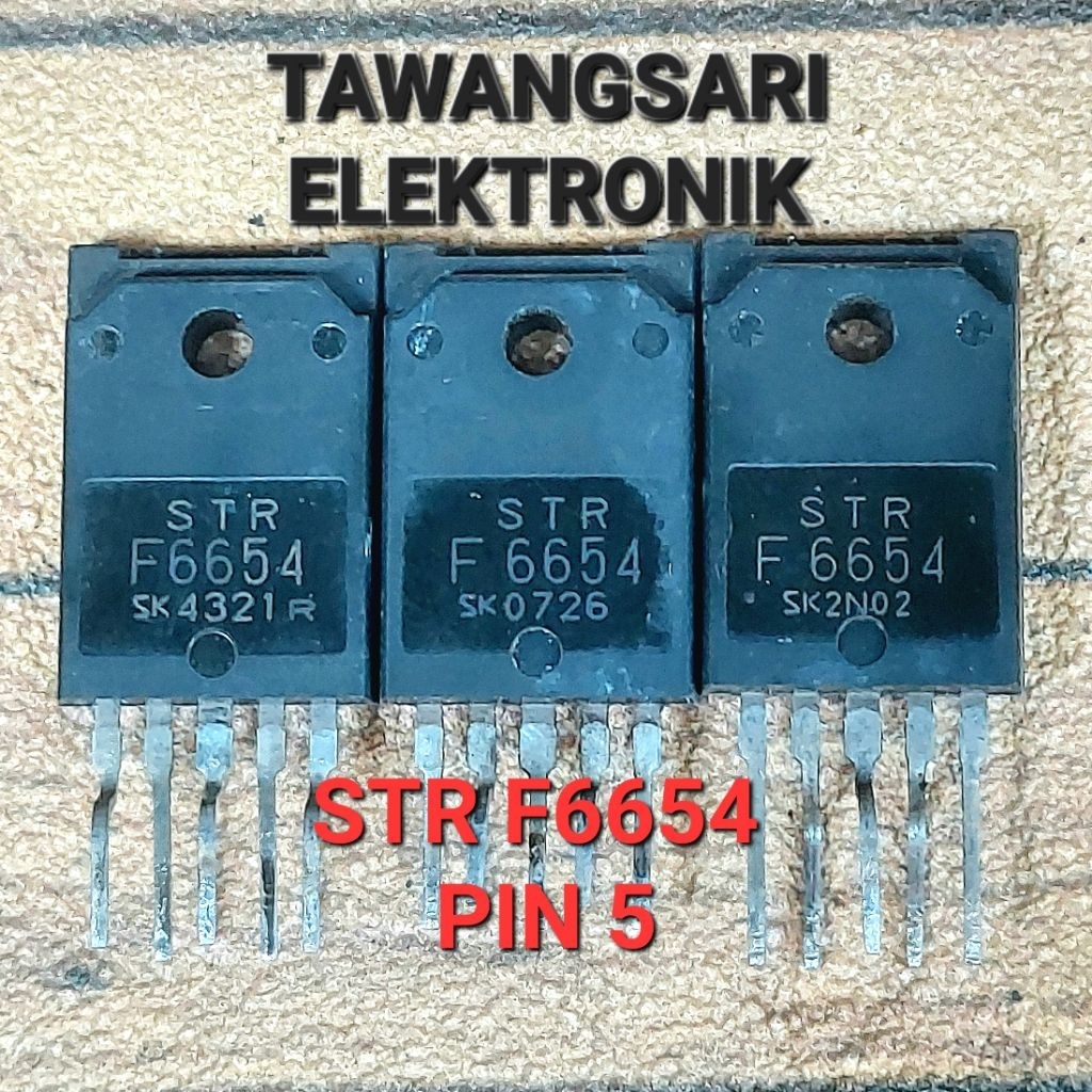 IC STR F6654 PIN 5 STRF 6654 CABUTAN ORI STRF6654 NORMAL