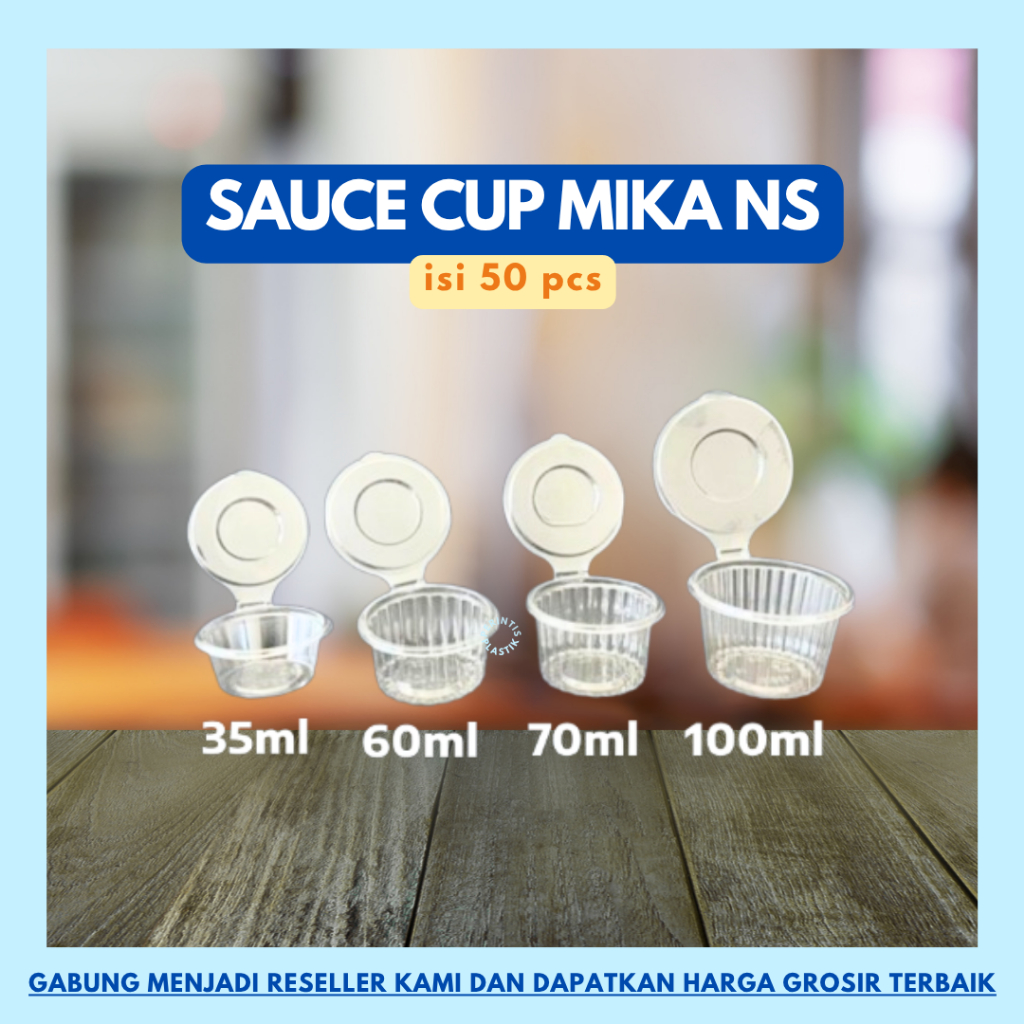 Sauce Cup Mika NS 100ML /Mika Sambel NS @50