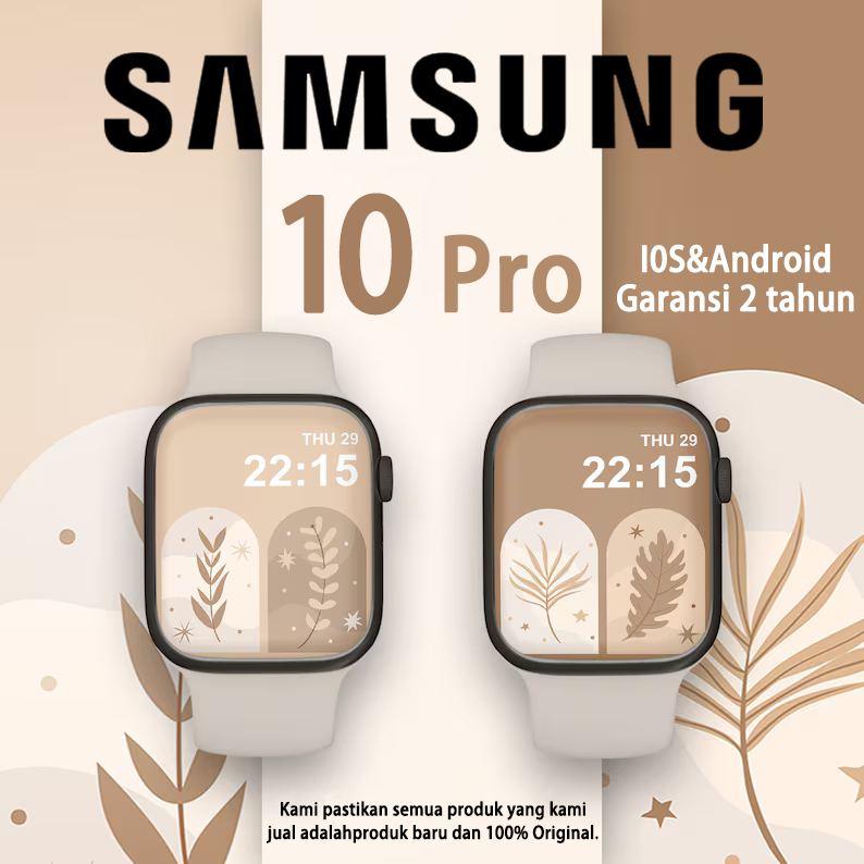 BIG PROMO [100% ORICOD]SAMSUNG SmartWatch 10 PRO MAX Waterproof Bluetooth Call Jam Smartwatch Wanita