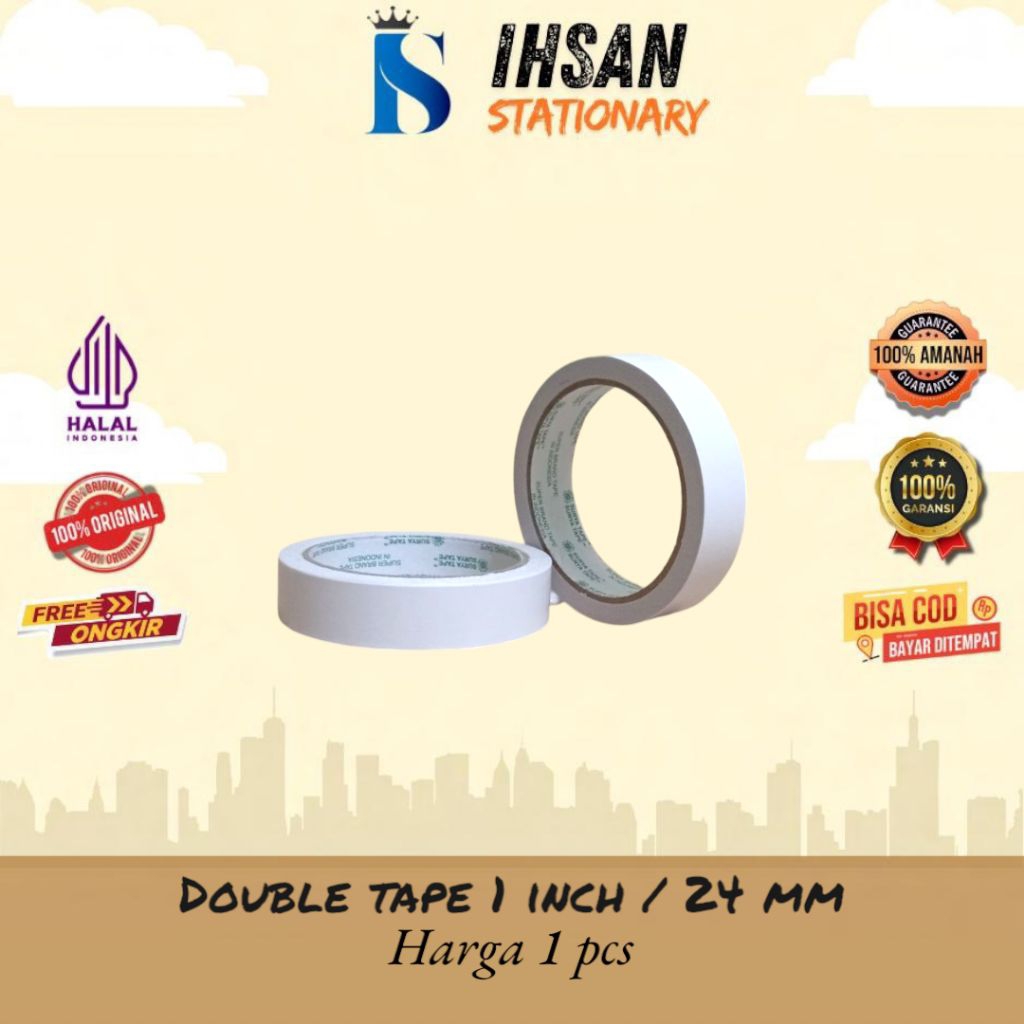 

Double Tape Surya 1 inch/24 MM (1 Pcs)