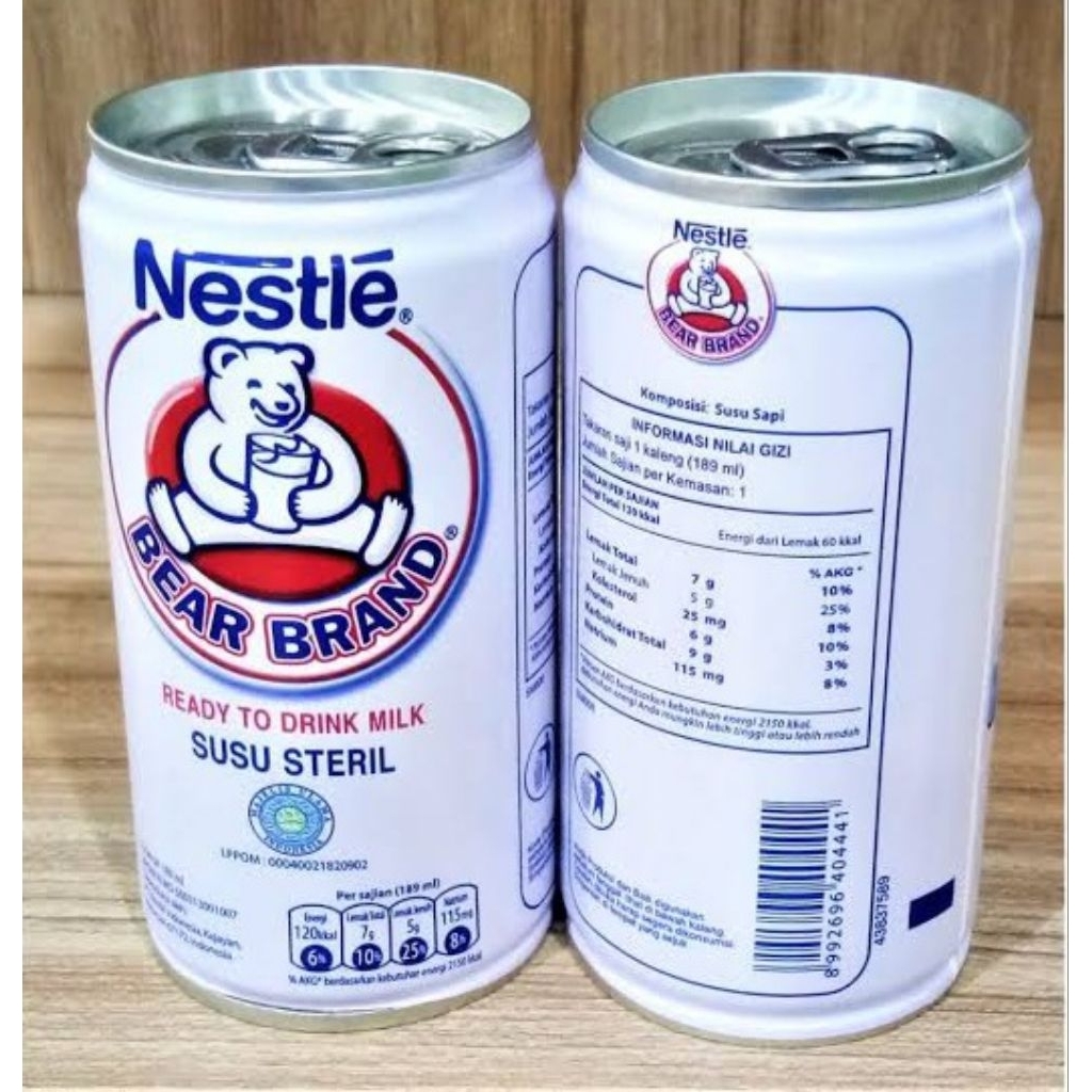 

Bear Brand Susu Beruang Susu Steril 189 ml