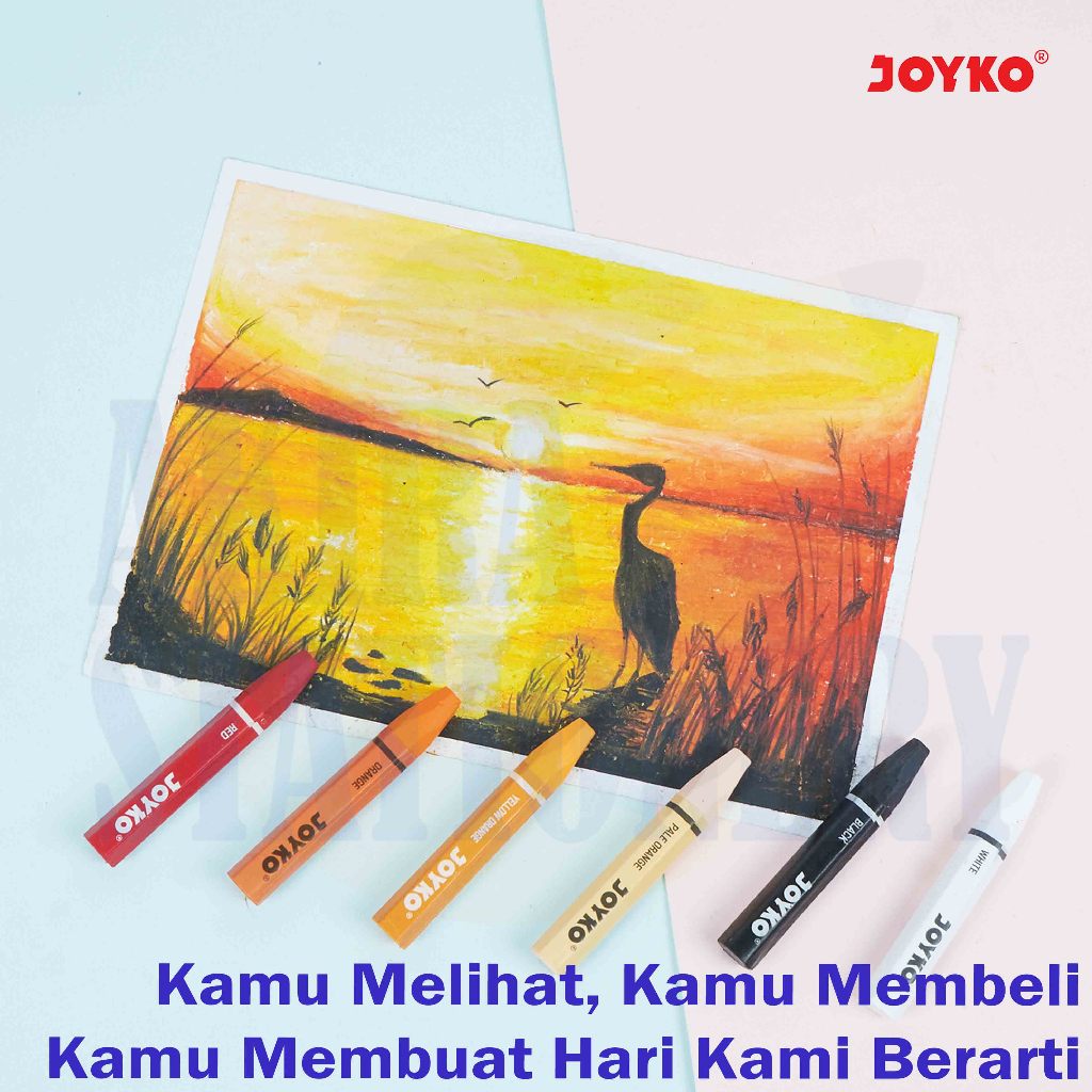 

RK Krayon JOYKO OP 55 S / Crayon Joyko OP-55s / Kerayon Minyak isi 55 Warna / Oil Pastel OP 55