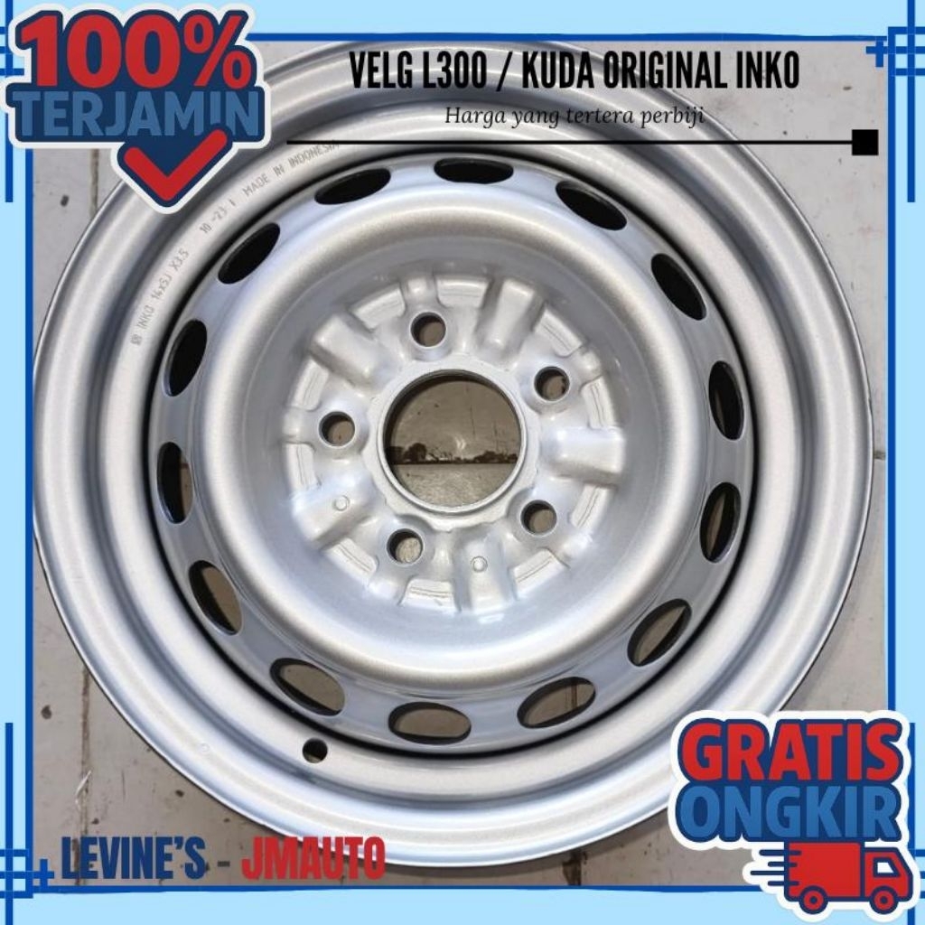 velg l300 original INKO ring 14 (harga perbiji) / peleg l300 diesel / velg kuda / pelak l300 ring 14
