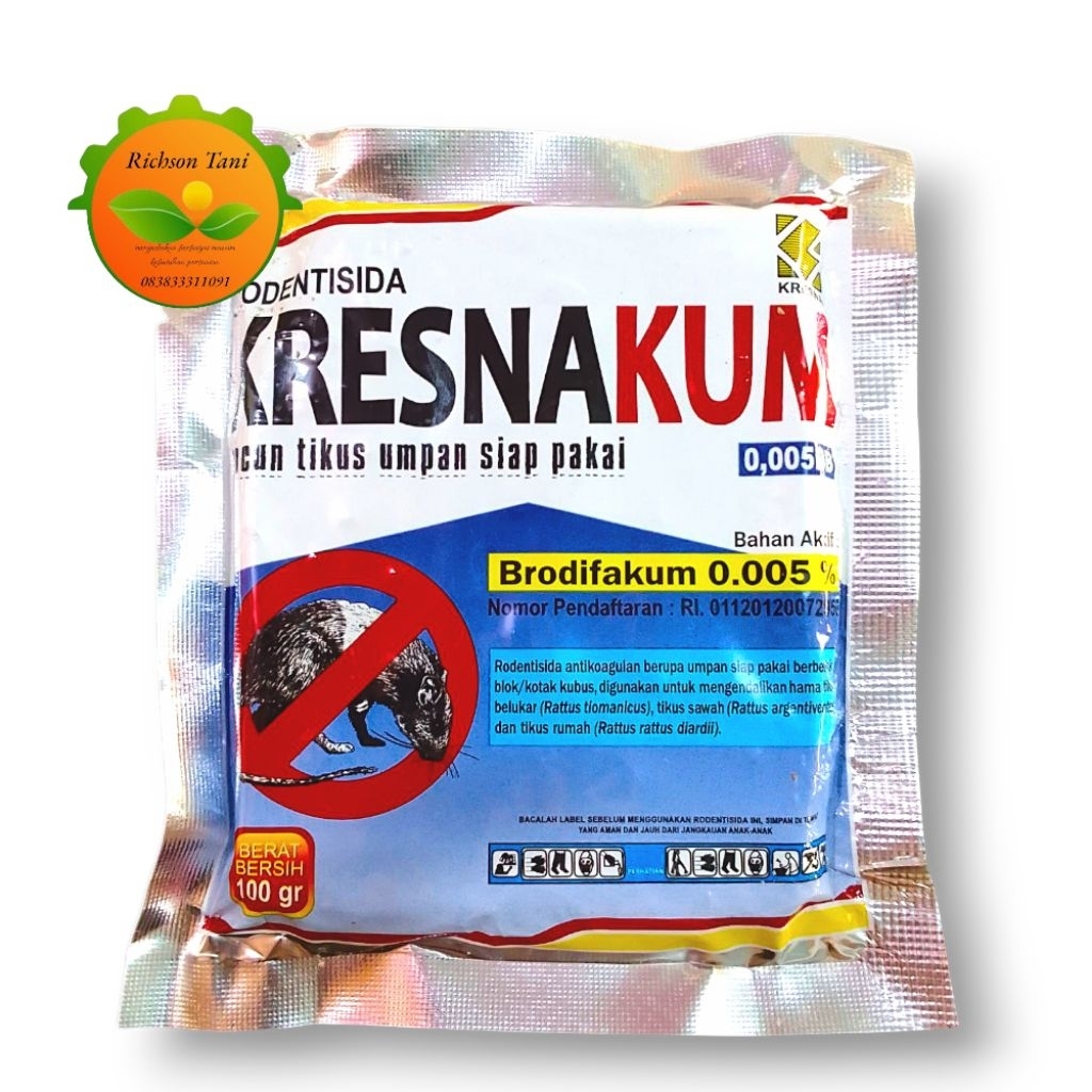 Rodentisida Racun Tikus Kresnakum 100 gram