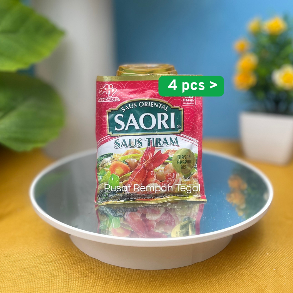 

Paket Isi 4 Saori Saus Tiram 23ml Saus Oriental Ajinomoto Masak Apapun Bisa
