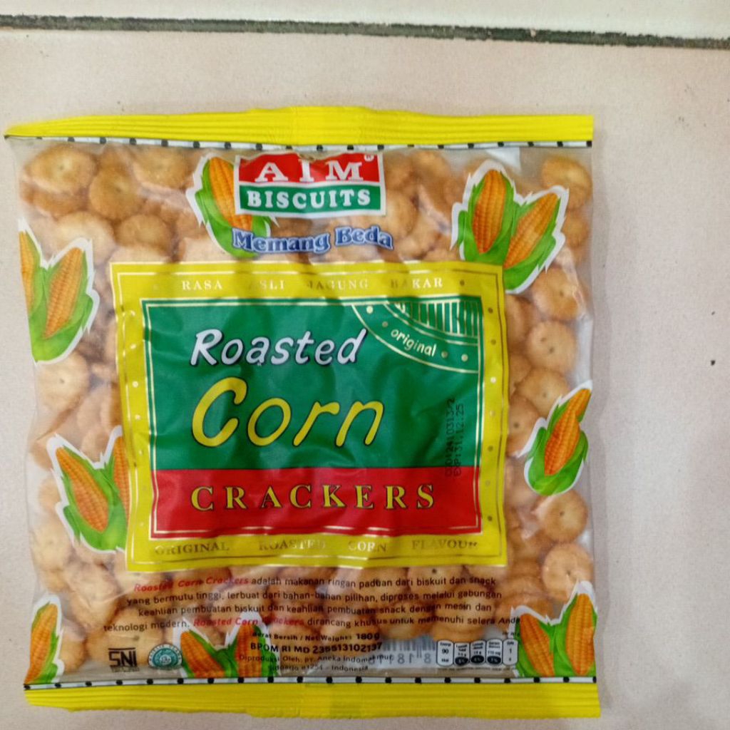 

Roasted Corn Crackers 180gr 1 Bungkus