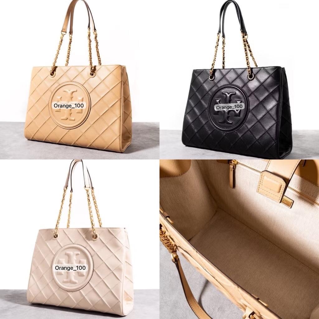 TAS WANITA TB FLEMING SOFT CHAIN TOTE BAG LEATHER ORIGINAL