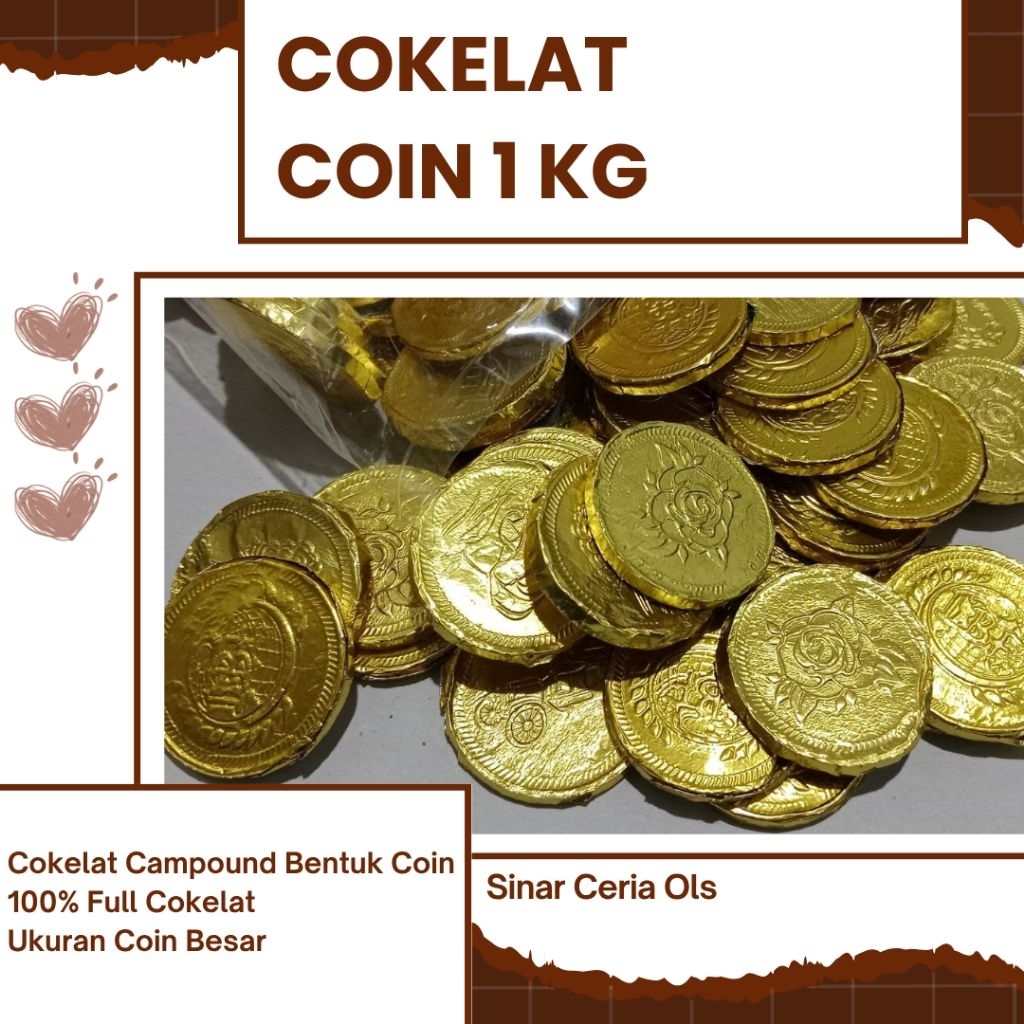 

Coklat Coin 1KG coklat Hampers coklat ulang tahun