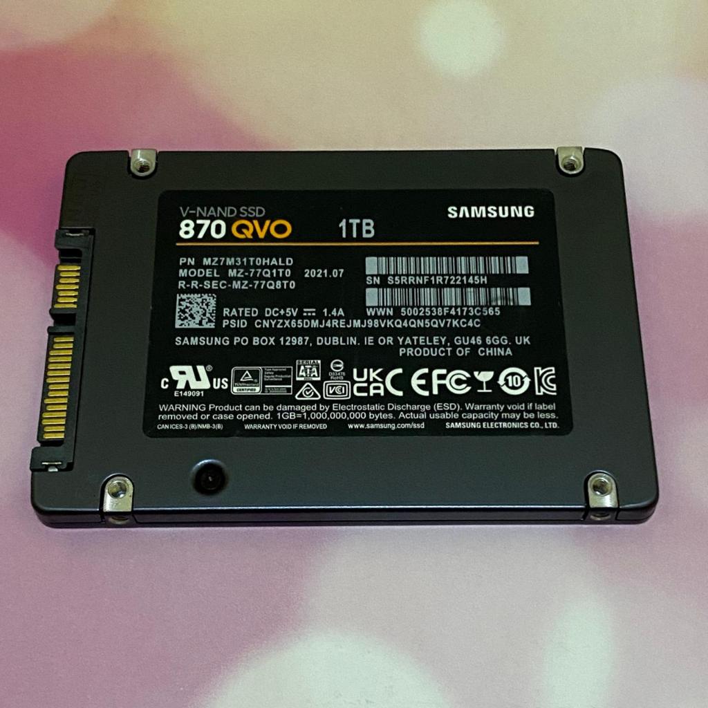 SSD 2.5 SATA 256GB 512GB 1TB Original Second / Bekas Copotan Semua Merk