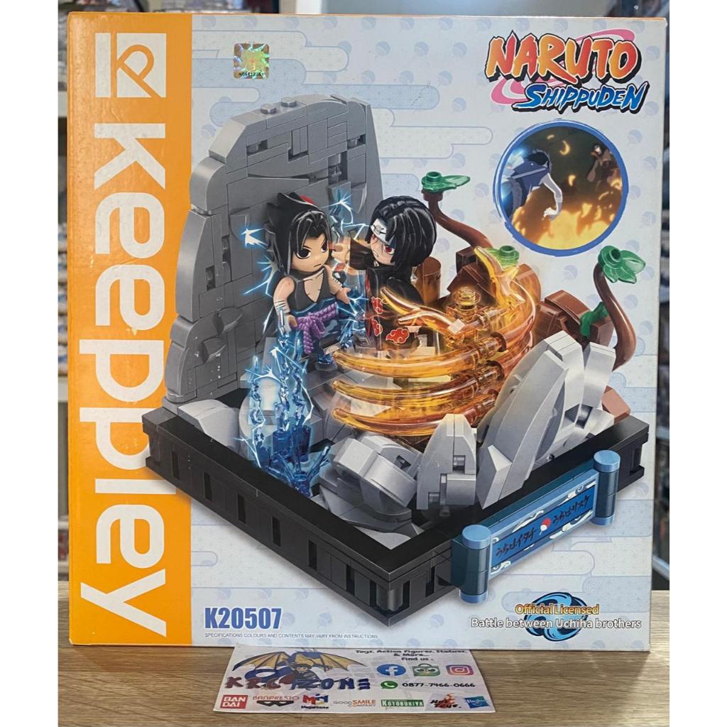 KEEPPLAY NARUTO SHIPPUDEN - BRICKS ITACHI VS SASUKE FIGURE SKALA LEGO